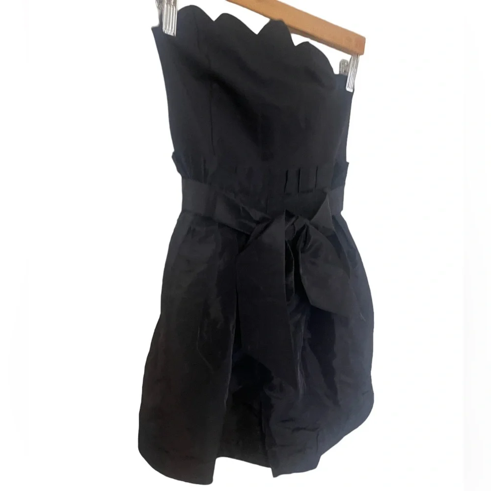 Free People Black Scalloped Dressy Filmore Romper - Picture 6 of 8